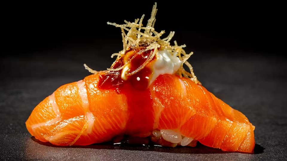 Nigiri de salmão especial