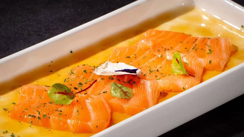 Salmão em molho cítrico